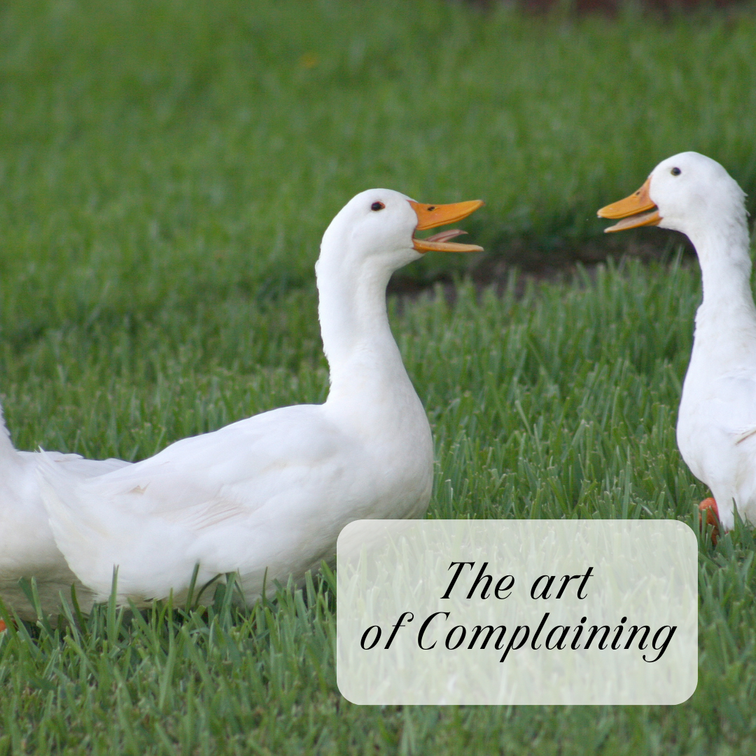 The Art of Complaing
