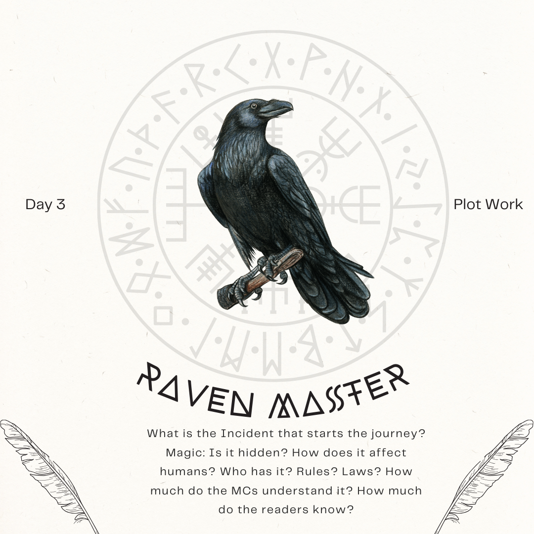 Day 3: Ravenmaster Plot work
